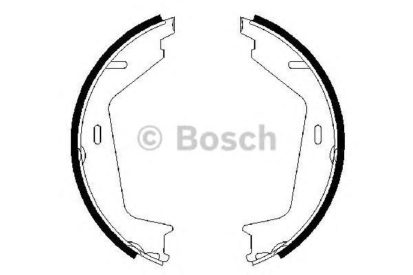 

Тормозные колодки Bosch стояночного тормоза для Volvo S60/S80/XC90 2.0T/2.4/2.5T 986487623