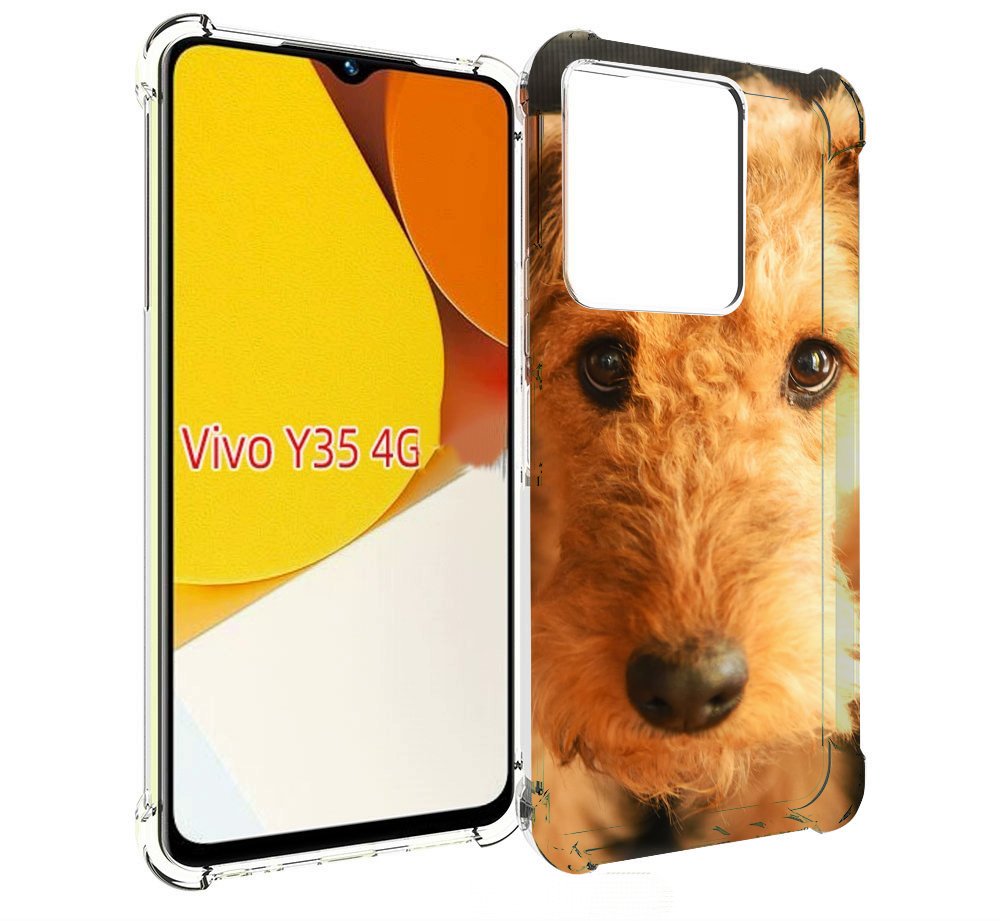 

Чехол MyPads эрдельтерьер для Vivo Y35 4G 2022 / Vivo Y22, Прозрачный, Tocco