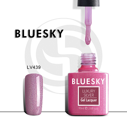 Гель-лак Bluesky Luxury Silver №439