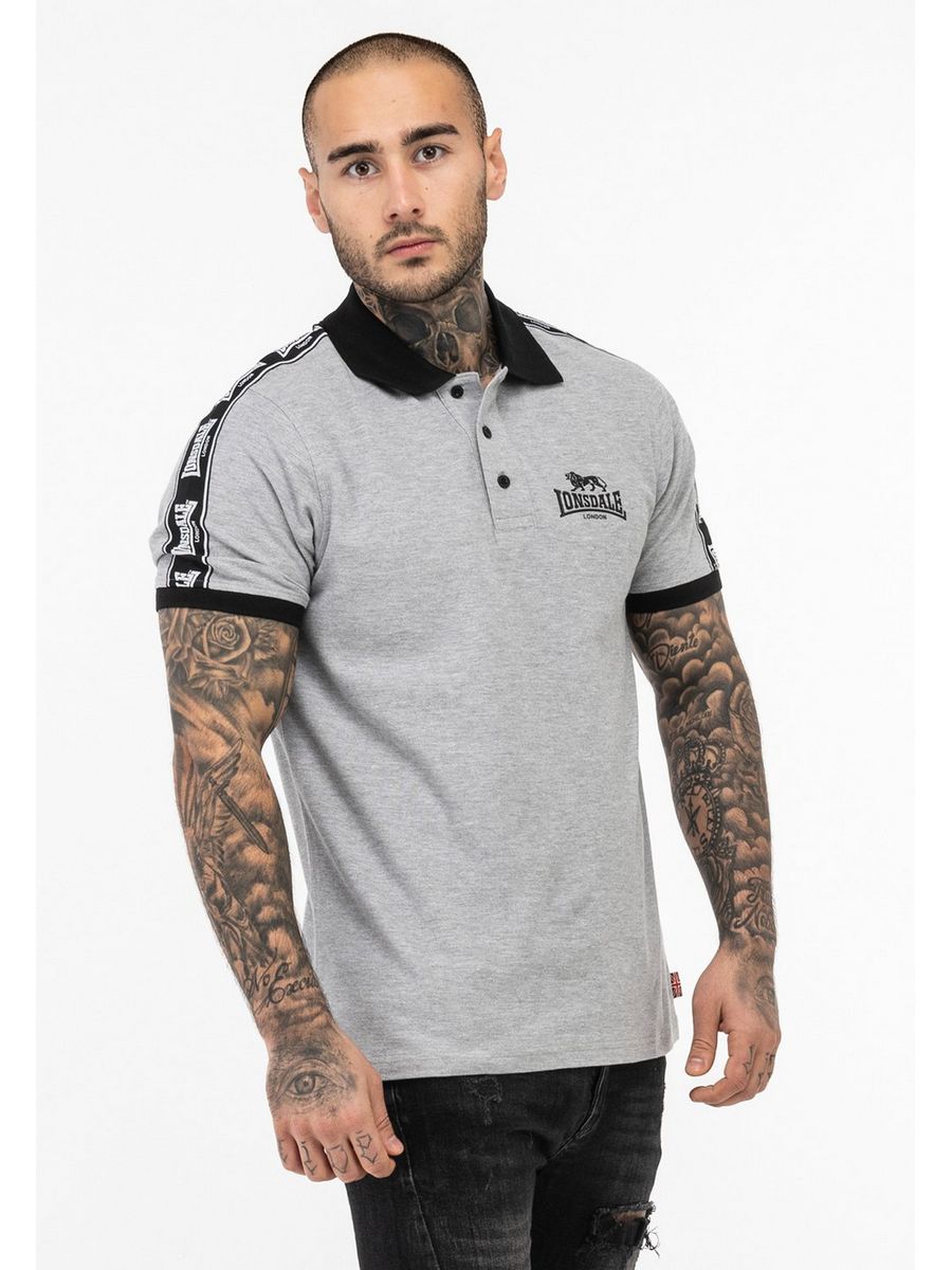 

Футболка мужская Lonsdale L2G21D00O серая 3XL, Серый, L2G21D00O