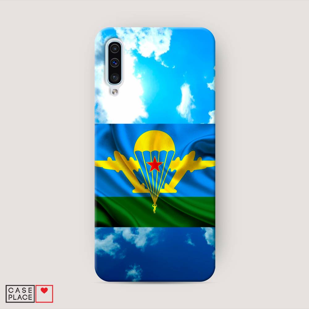 

Пластиковый чехол "ВДВ флаг в небесах" на Samsung Galaxy A50, 27720-4