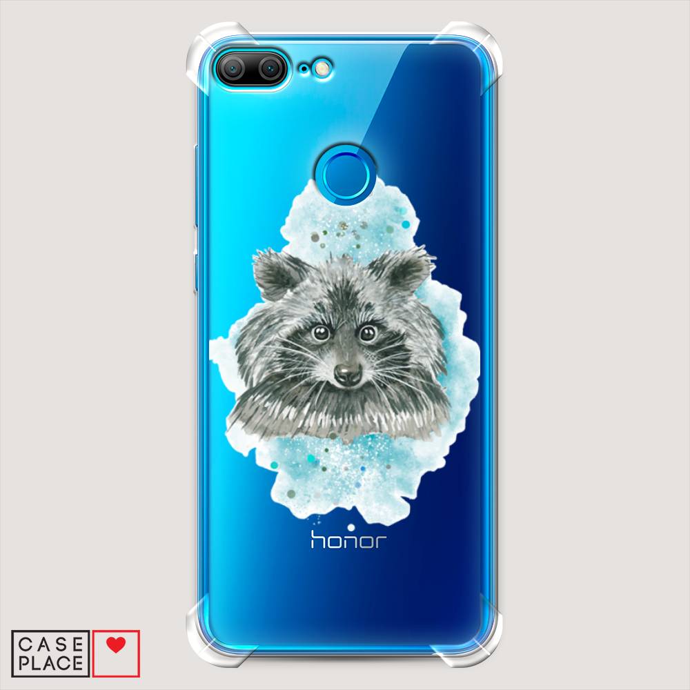 

Чехол Awog на Honor 9 Lite "Енот в голубом облаке", Разноцветный, 64251-1
