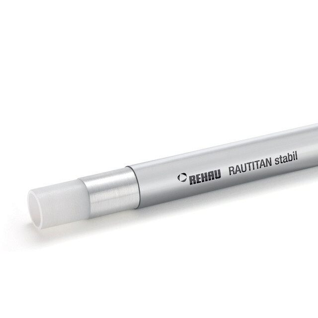 

Труба Rehau STABIL Ф16.2x2.6 бухта 100м, Белый, STABIL