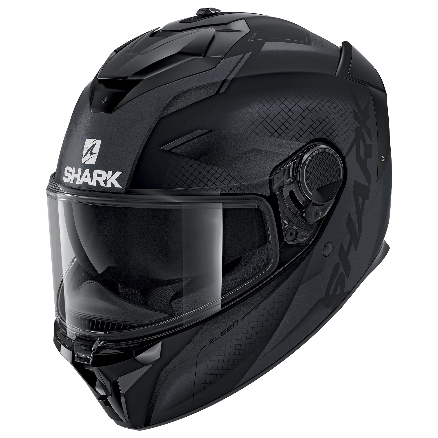 

Шлем SHARK SPARTAN GT ELGEN BCL. MICR. MAT Black/Grey