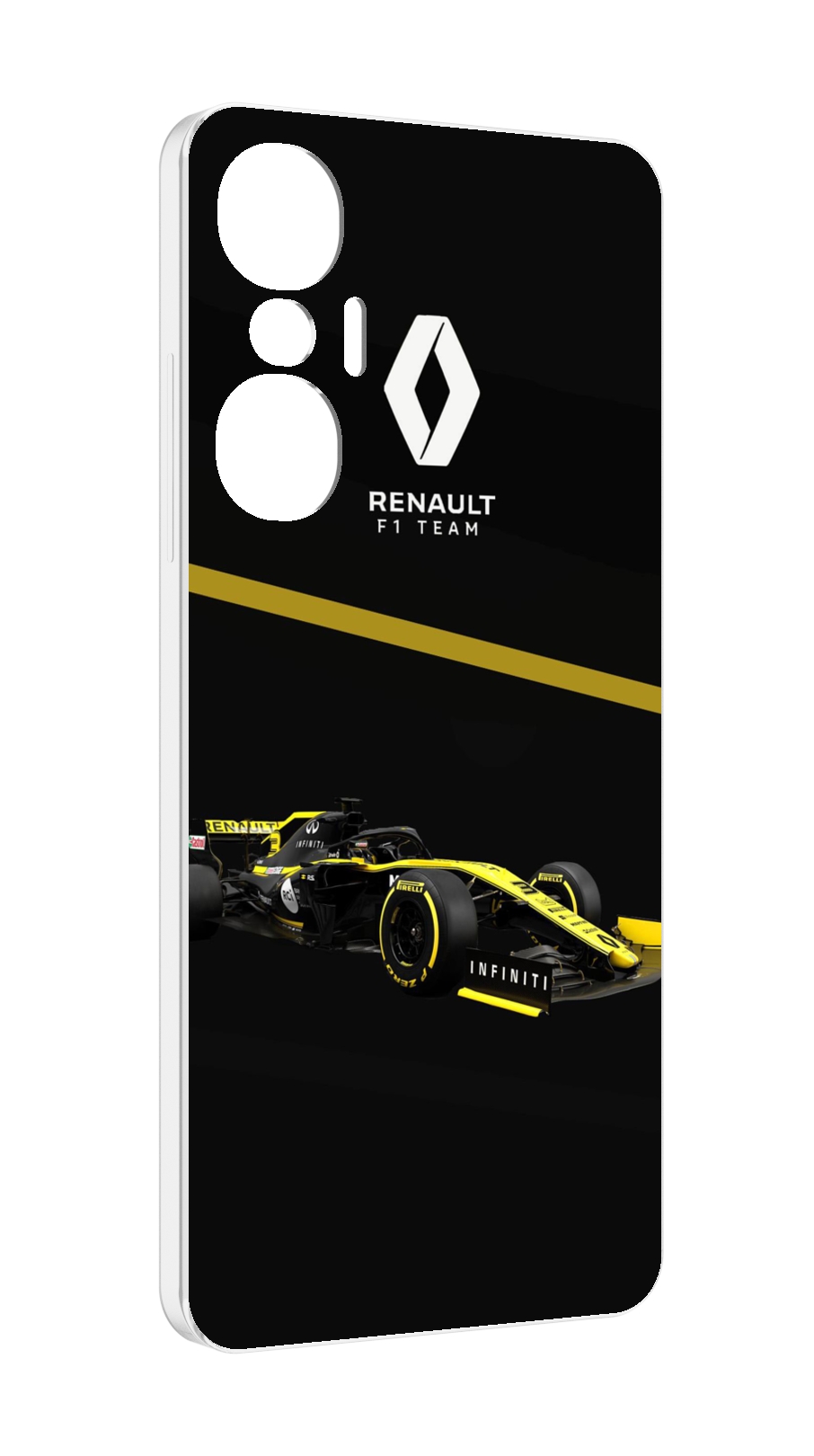 

Чехол MyPads рено renault 2 для Infinix Hot 20S противоударный, Tocco