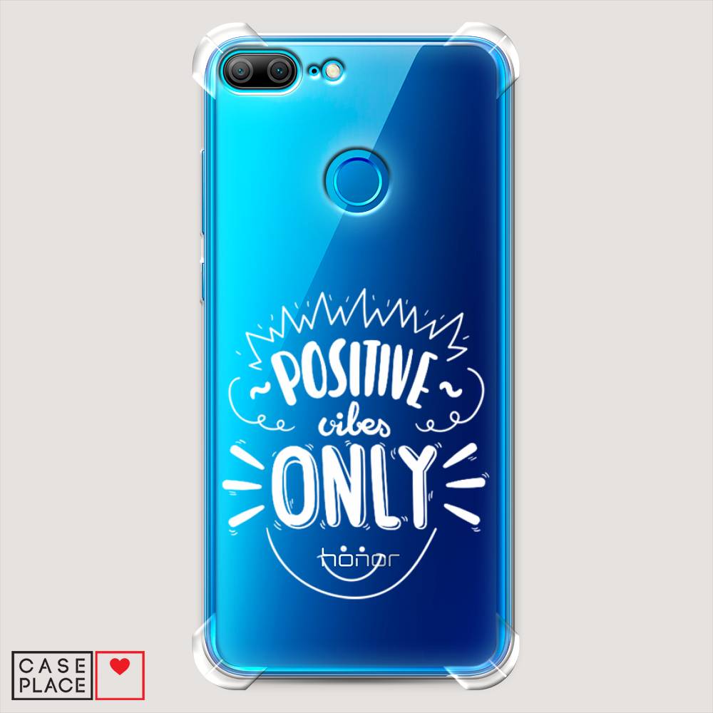 

Чехол Awog на Honor 9 Lite "Positive vibes only графика", Разноцветный, 64251-1