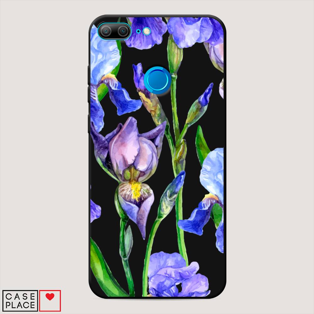 

Чехол Awog на Honor 9 Lite "Синие ирисы", Разноцветный, 64252-1