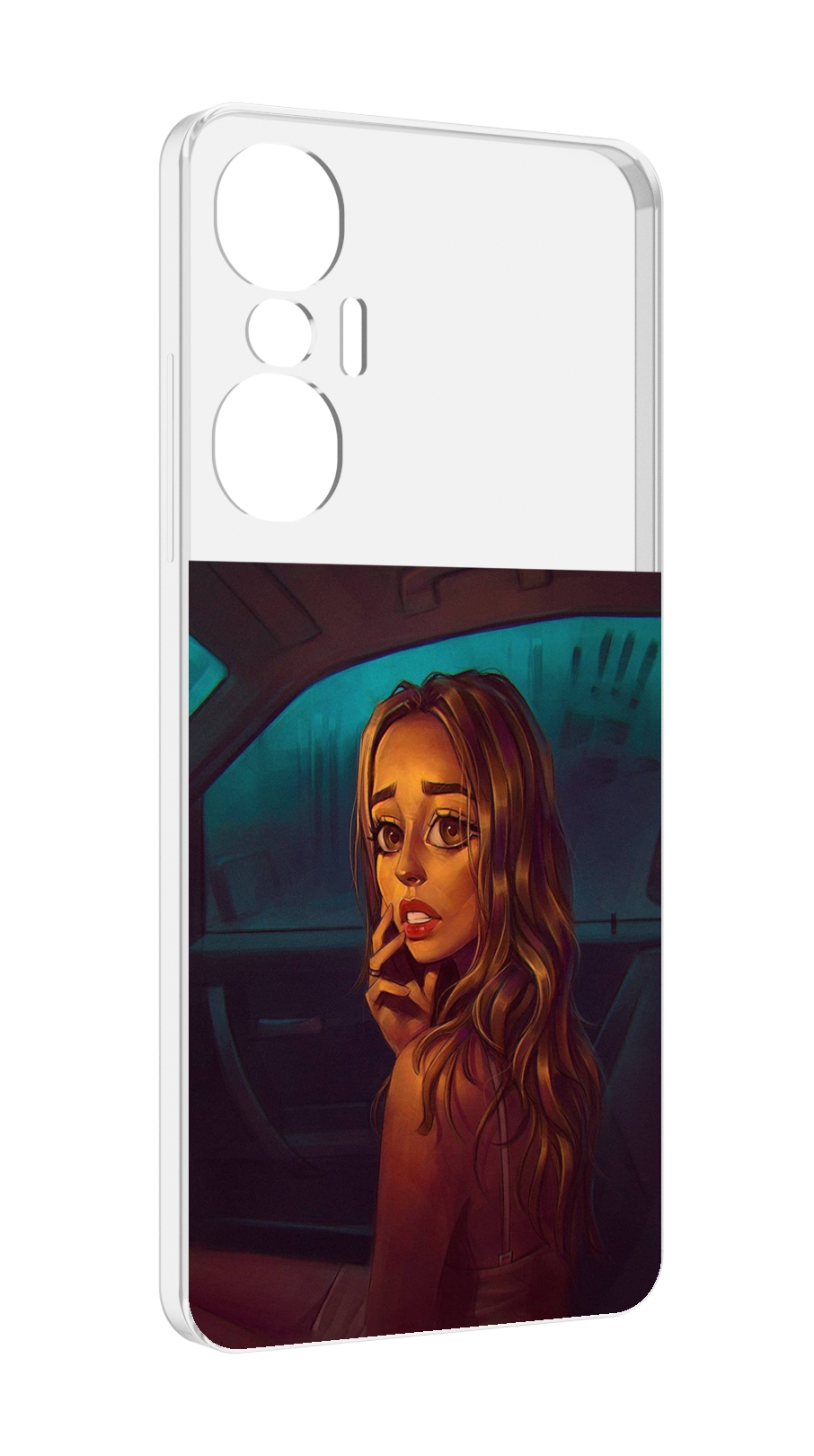 

Чехол MyPads пуп-невесты женский для Infinix Hot 20S противоударный, Tocco