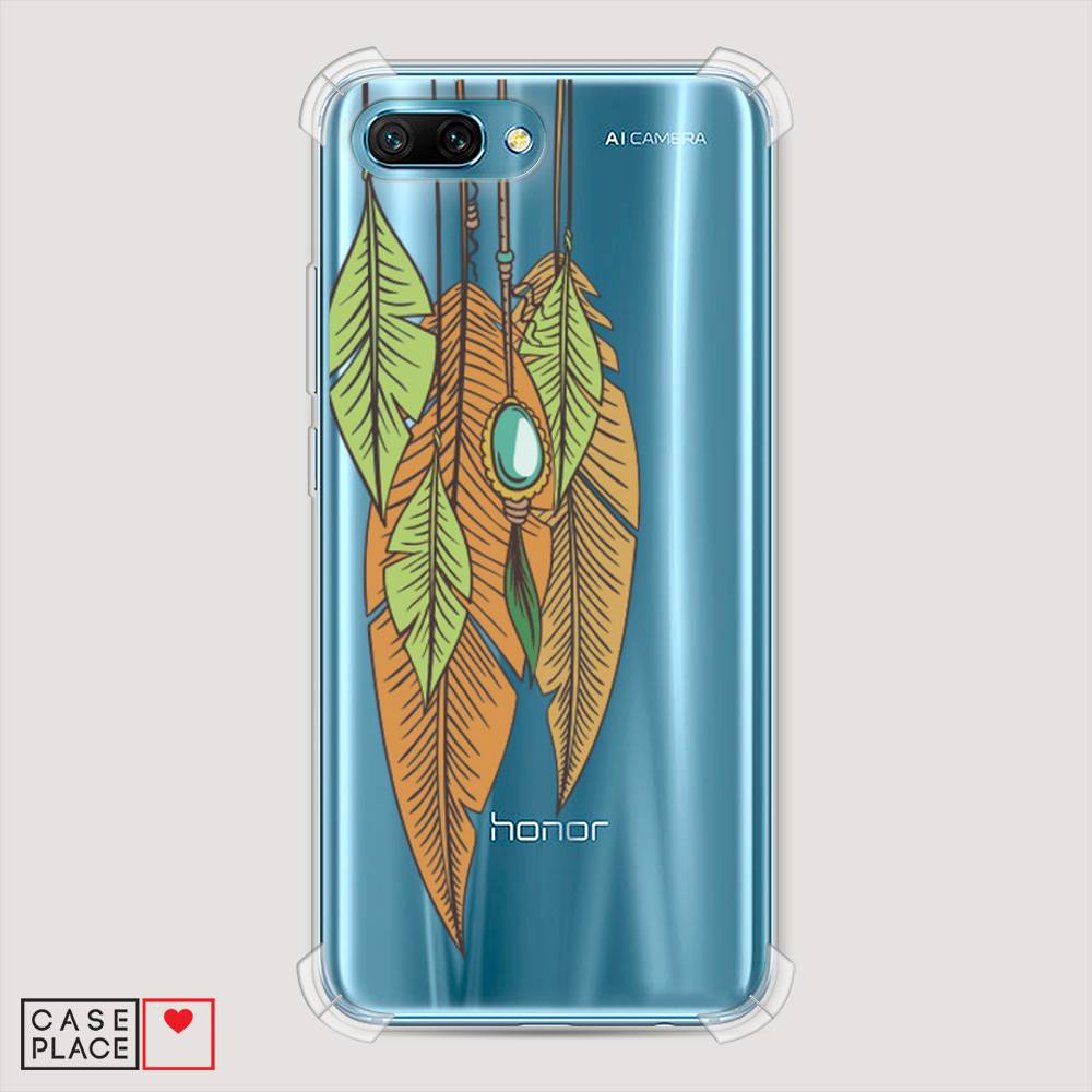 

Чехол Awog на Honor 10 "Оберег перья", Коричневый, 65351-1