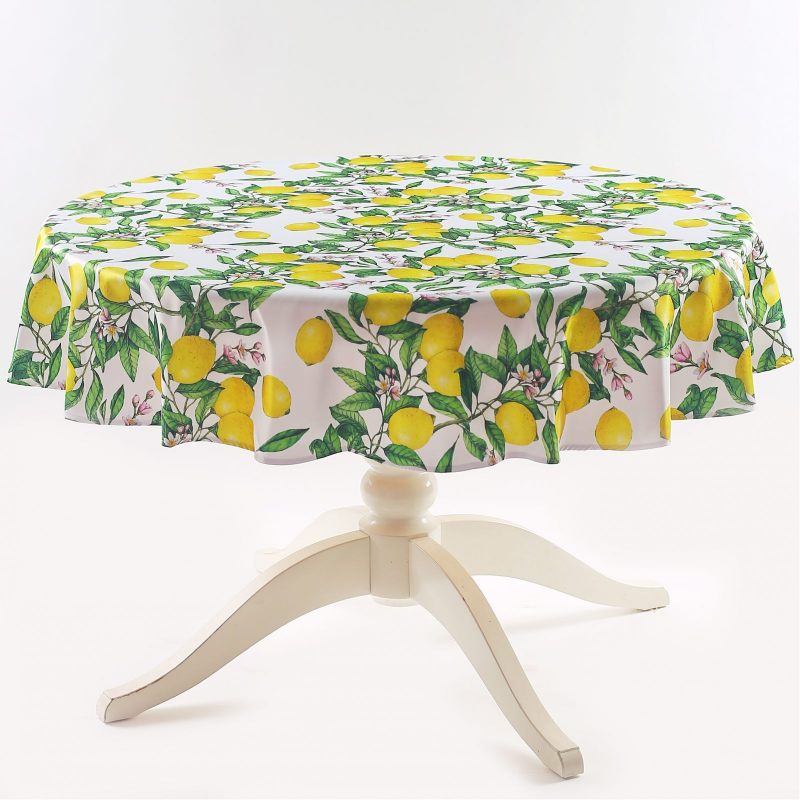 

Скатерть круглая Лимоны, Желтый;зеленый