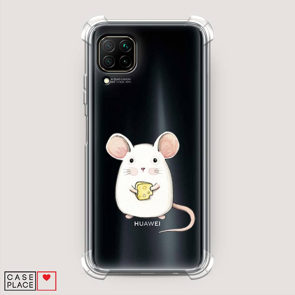 

Чехол Awog на Huawei P40 Lite "Мышка", Белый;розовый;прозрачный, 611651-1