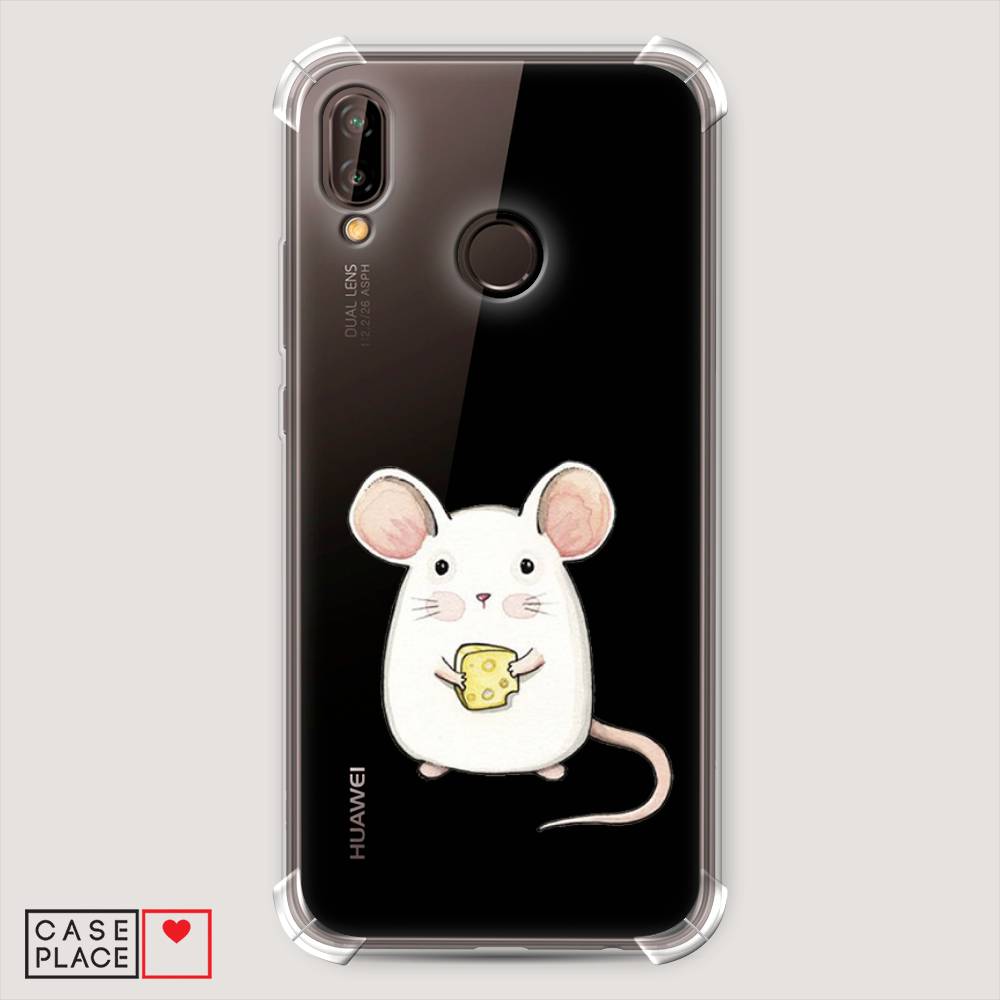

Чехол Awog "Мышка" для Huawei P20 Lite, Белый;розовый;прозрачный, 64451-1