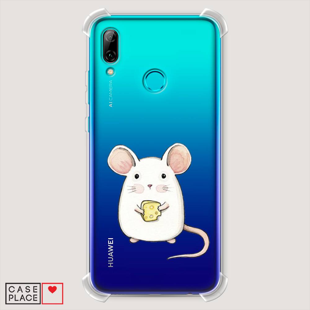 

Чехол Awog "Мышка" для Huawei P Smart 2019, Белый;розовый;прозрачный, 67251-1