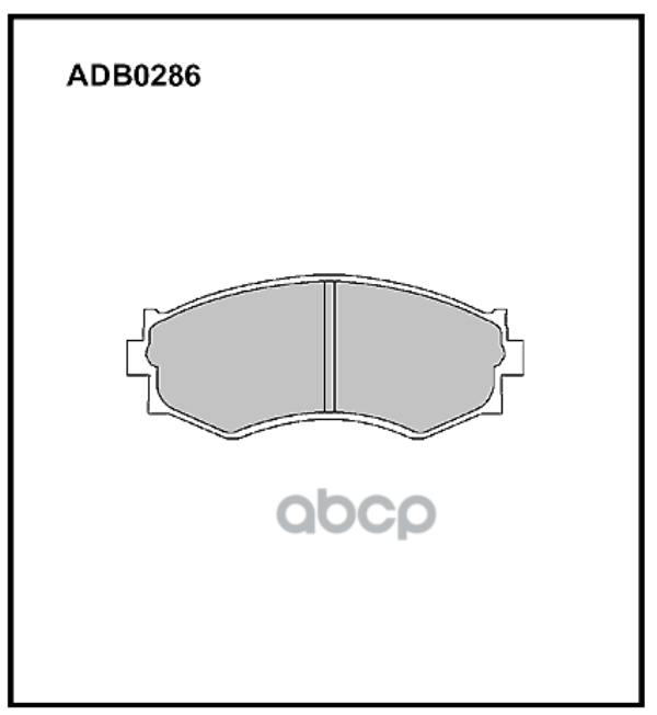 

Тормозные колодки ALLIED NIPPON передние ADB0286, ADB0286