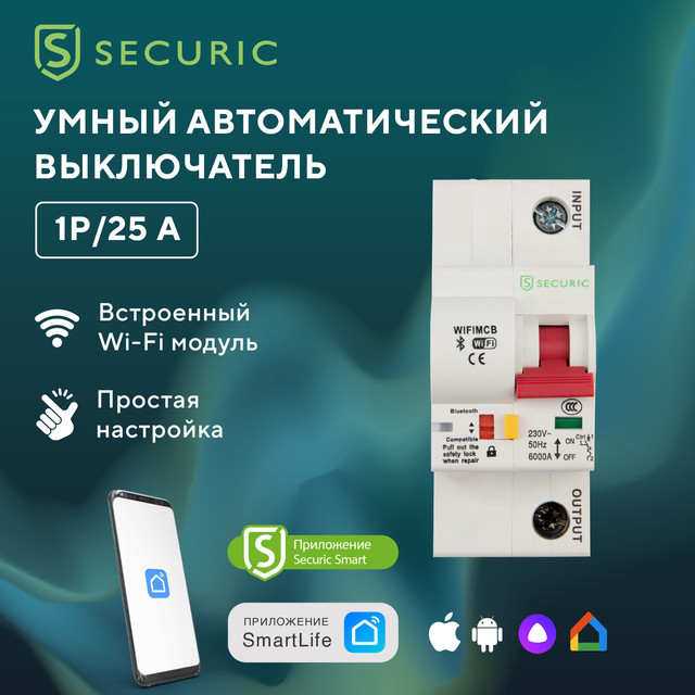 

Securic 1P/25А SEC-HV-125