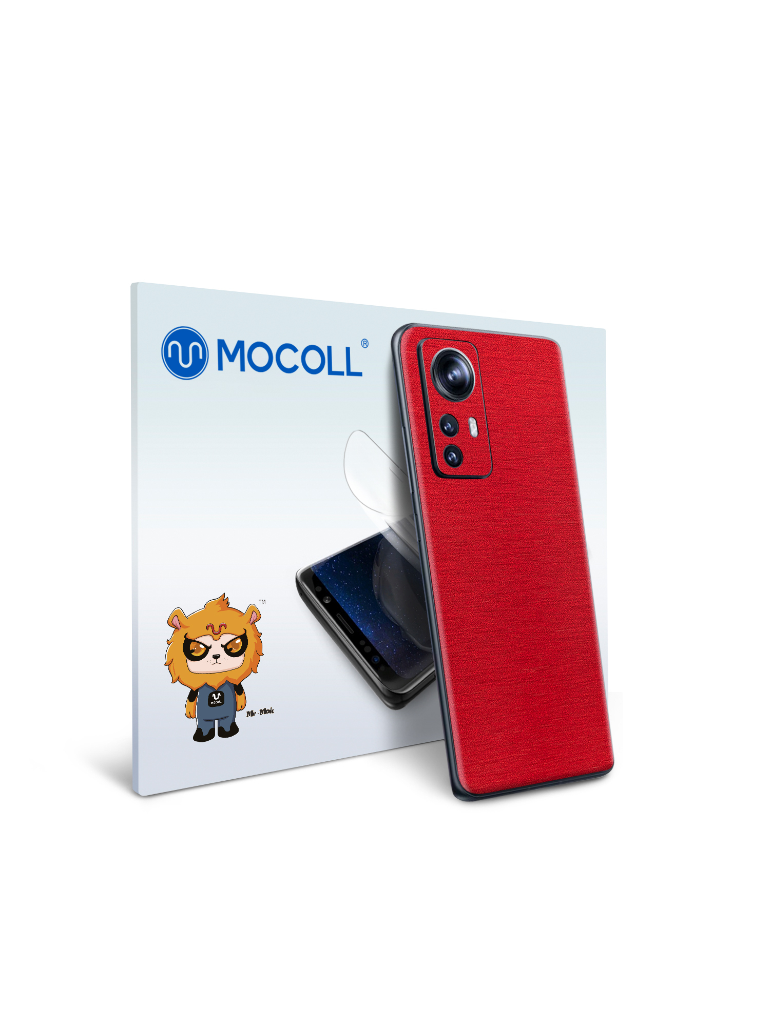 

Защитная пленка MOCOLL для Xiaomi Redmi Note 11 Металлик Красный