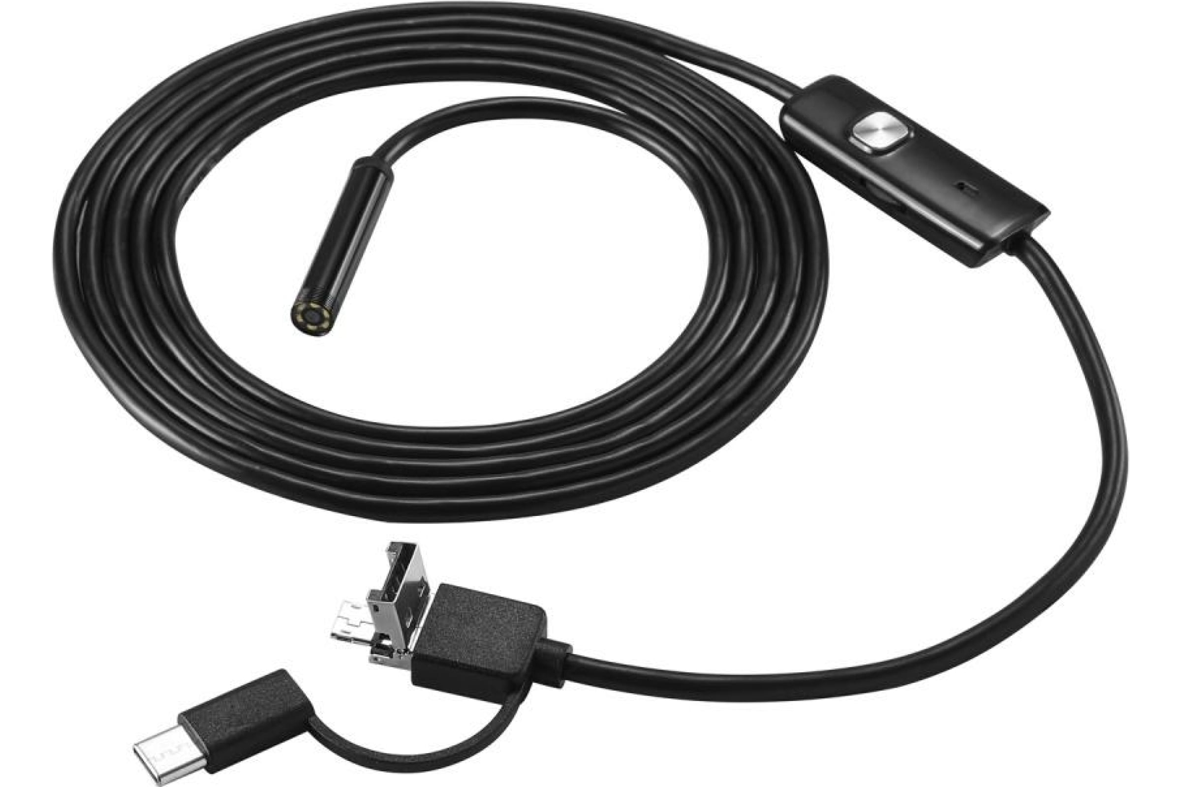 Водонепроницаемый эндоскоп 1м (Micro USB, USB, Type-C) DEKO WEC-1
