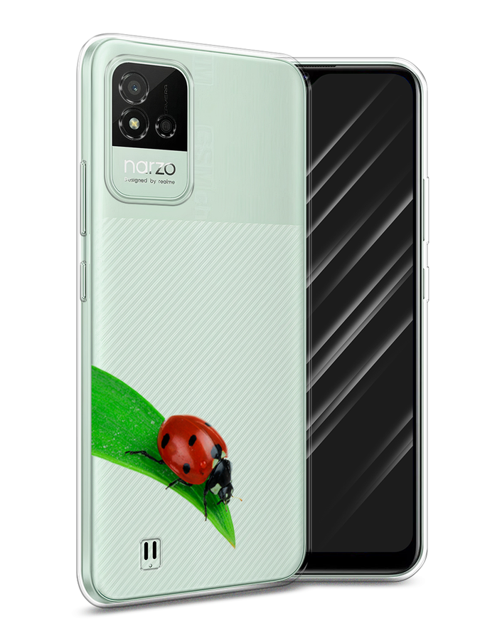 

Чехол Awog на Realme Narzo 50i "На счастье", Разноцветный, 2510050-1