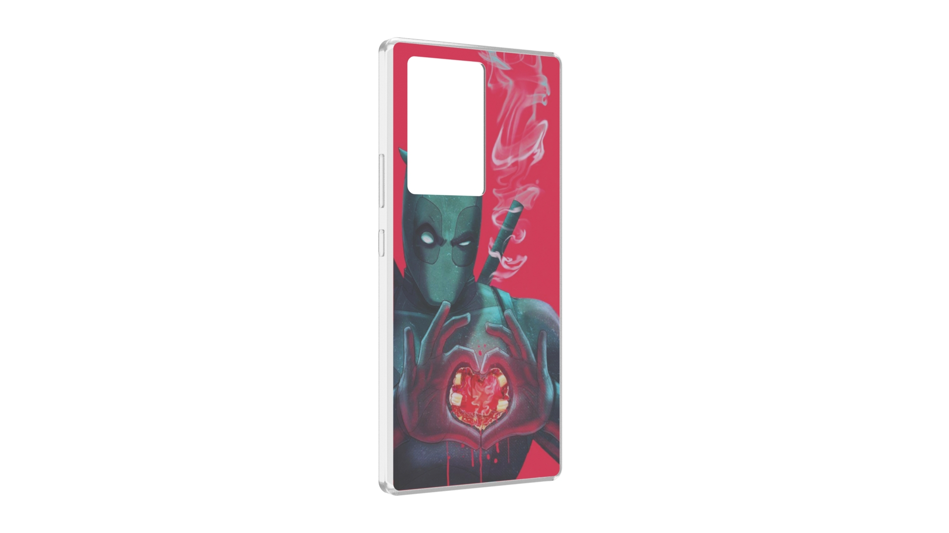 

Чехол MyPads дедпул-в-сердце для ZTE Nubia Z40 Pro, Прозрачный, Tocco