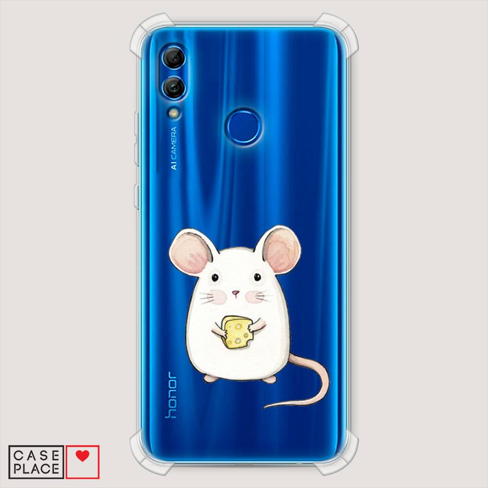 

Чехол Awog "Мышка" для Honor 10 Lite, Белый;розовый;прозрачный, 67551-1