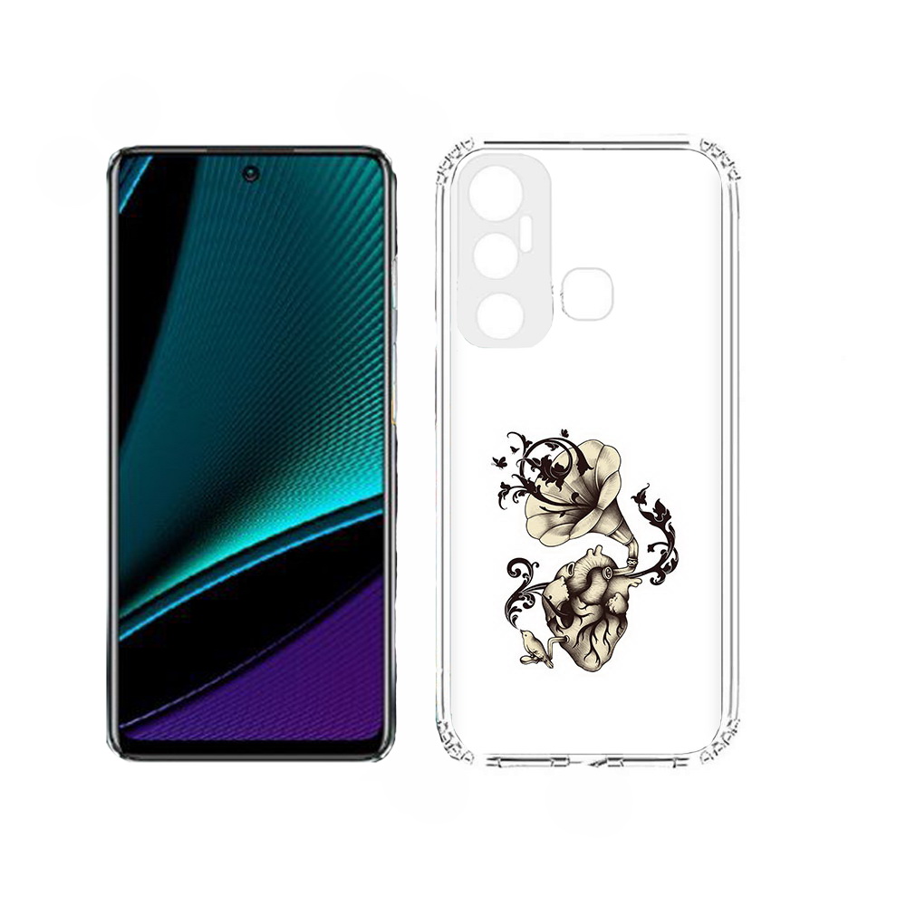 

Чехол MyPads Граммофон для Infinix Hot 11, Прозрачный, Tocco