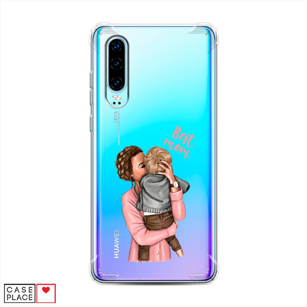 

Чехол Awog на Huawei P30 "Мама с малышом", Розовый;коричневый;бежевый, 68551-1