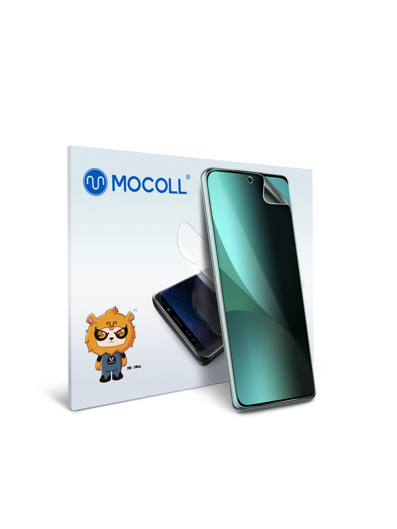 

Приватная (антишпион) защитная пленка MOCOLL для Xiaomi Redmi Note 11 Pro прозрачная