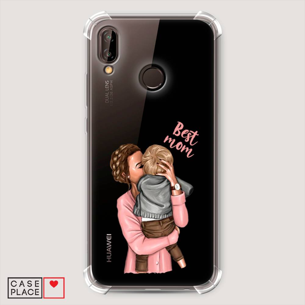 

Чехол Awog "Мама с малышом" для Huawei Nova 3E, Розовый;коричневый;бежевый, 65651-1