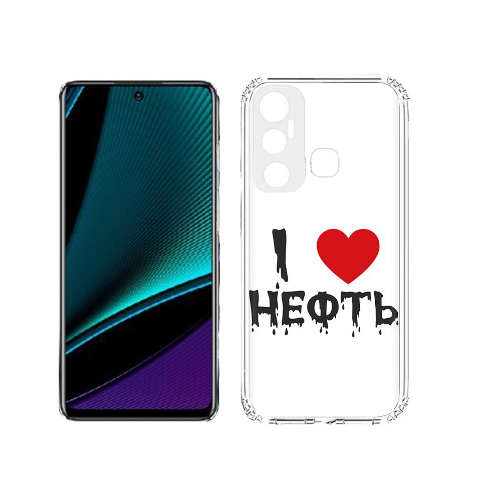 

Чехол MyPads нефть для Infinix Hot 11, Прозрачный, Tocco