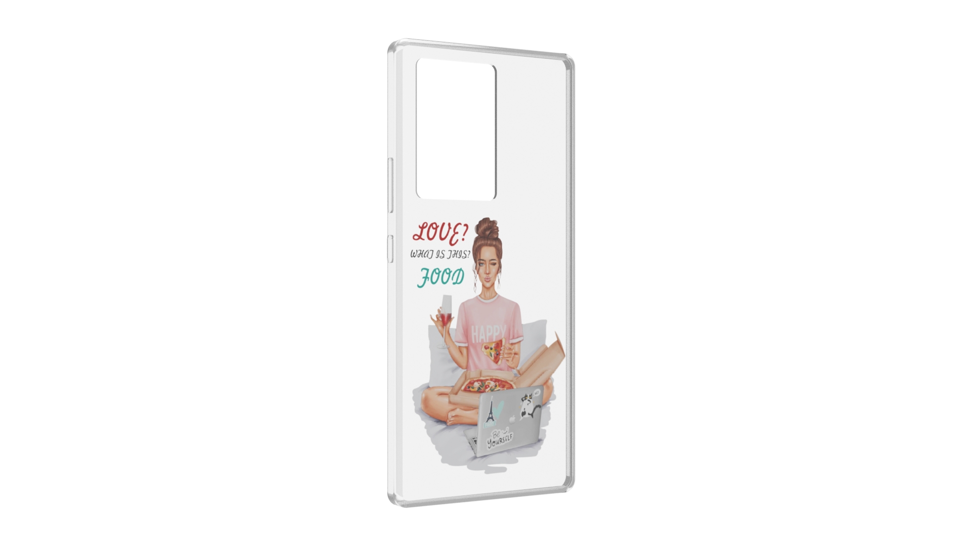 

Чехол MyPads девушка-с-ноутбуком женский для ZTE Nubia Z40 Pro, Прозрачный, Tocco