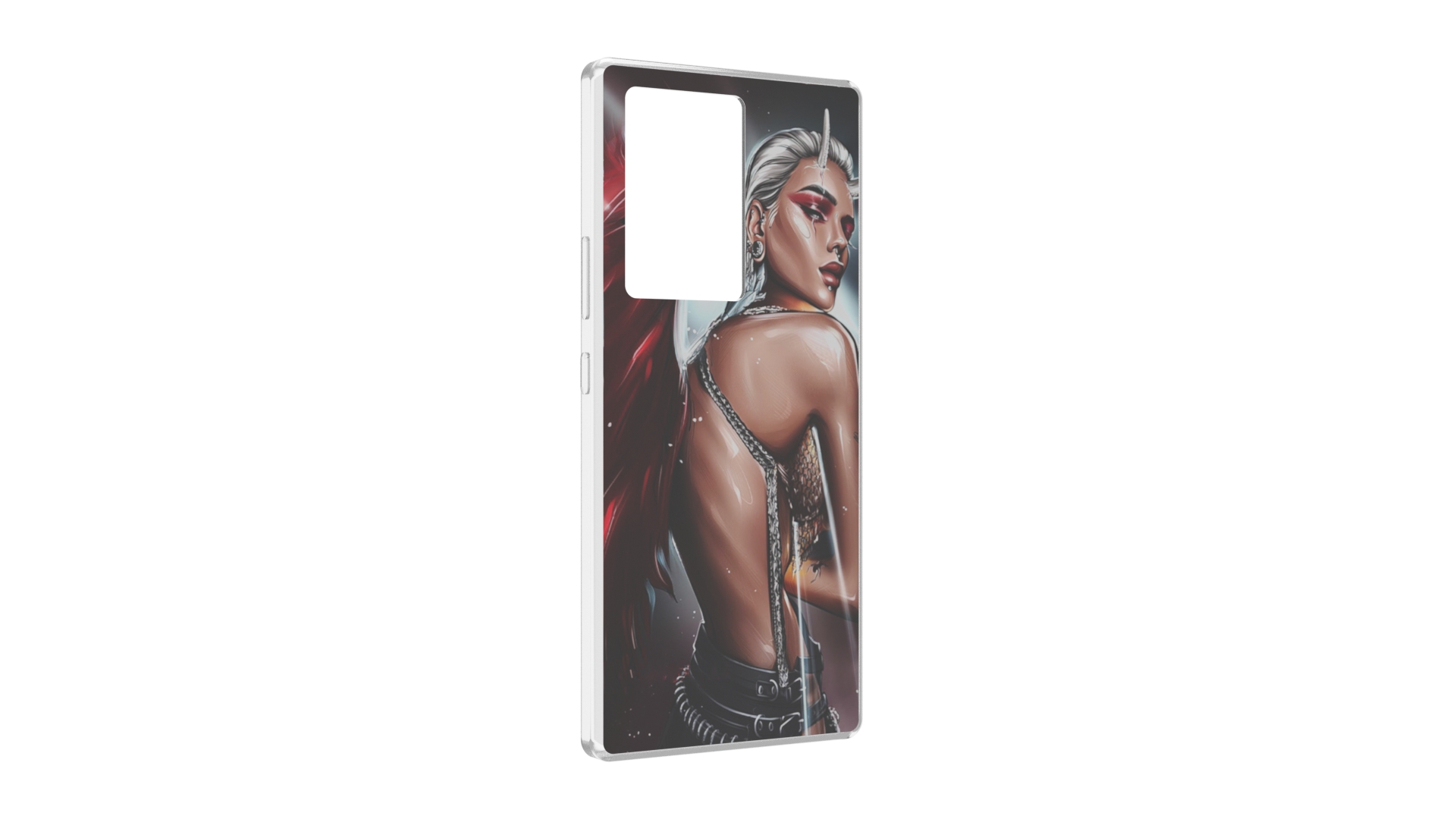 

Чехол MyPads девушка-с-крыльями женский для ZTE Nubia Z40 Pro, Прозрачный, Tocco