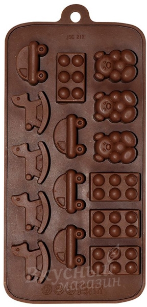 

Силиконовая форма Игрушки Лего Toys Хоум новэлтис VL80-326, Коричневый
