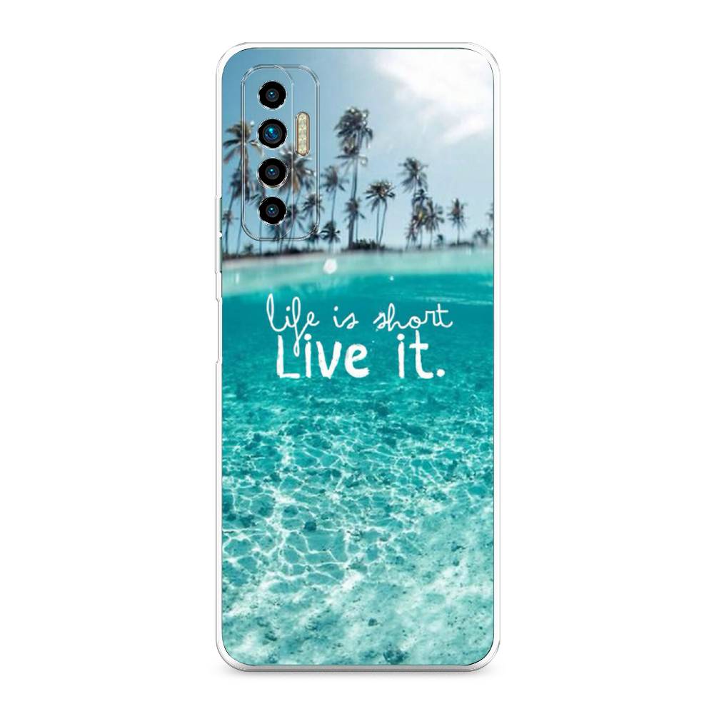 

Чехол Awog на Tecno Camon 17P "Live it", Разноцветный, 300150-7