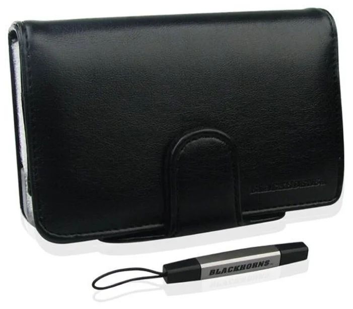 Чехол для DS Lite Black Horns кожаный с раздвижным стилусом (BH-DSL09207)
