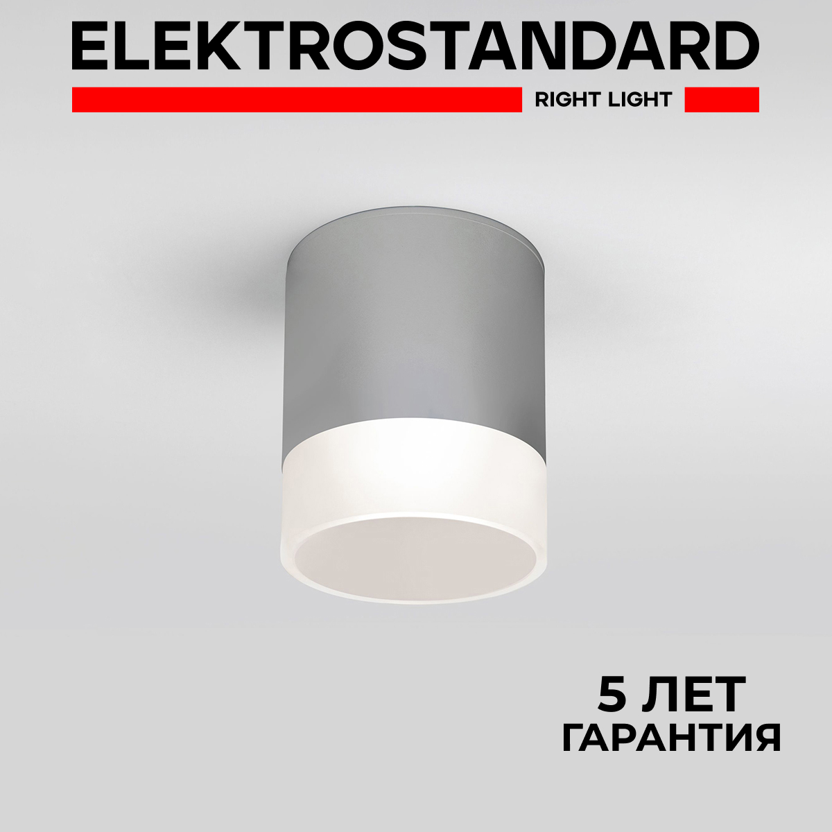 

Влагозащищенный точечный светильник Elektrostandard Light LED 35140/H 15W 4000К IP65 серый, Light