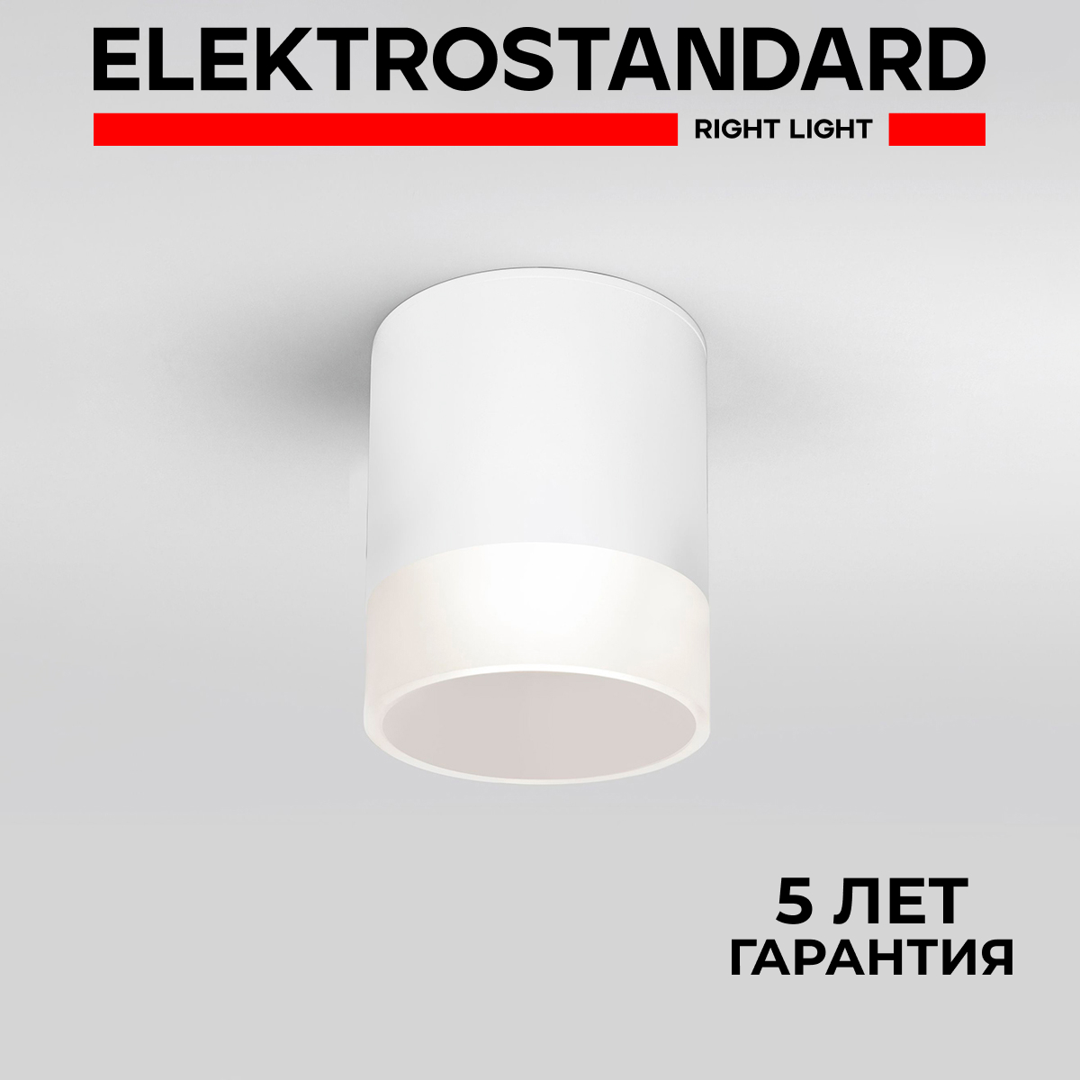 

Влагозащищенный точечный светильник Elektrostandard Light LED 35140/H 15W 4000К IP65 белый, Light