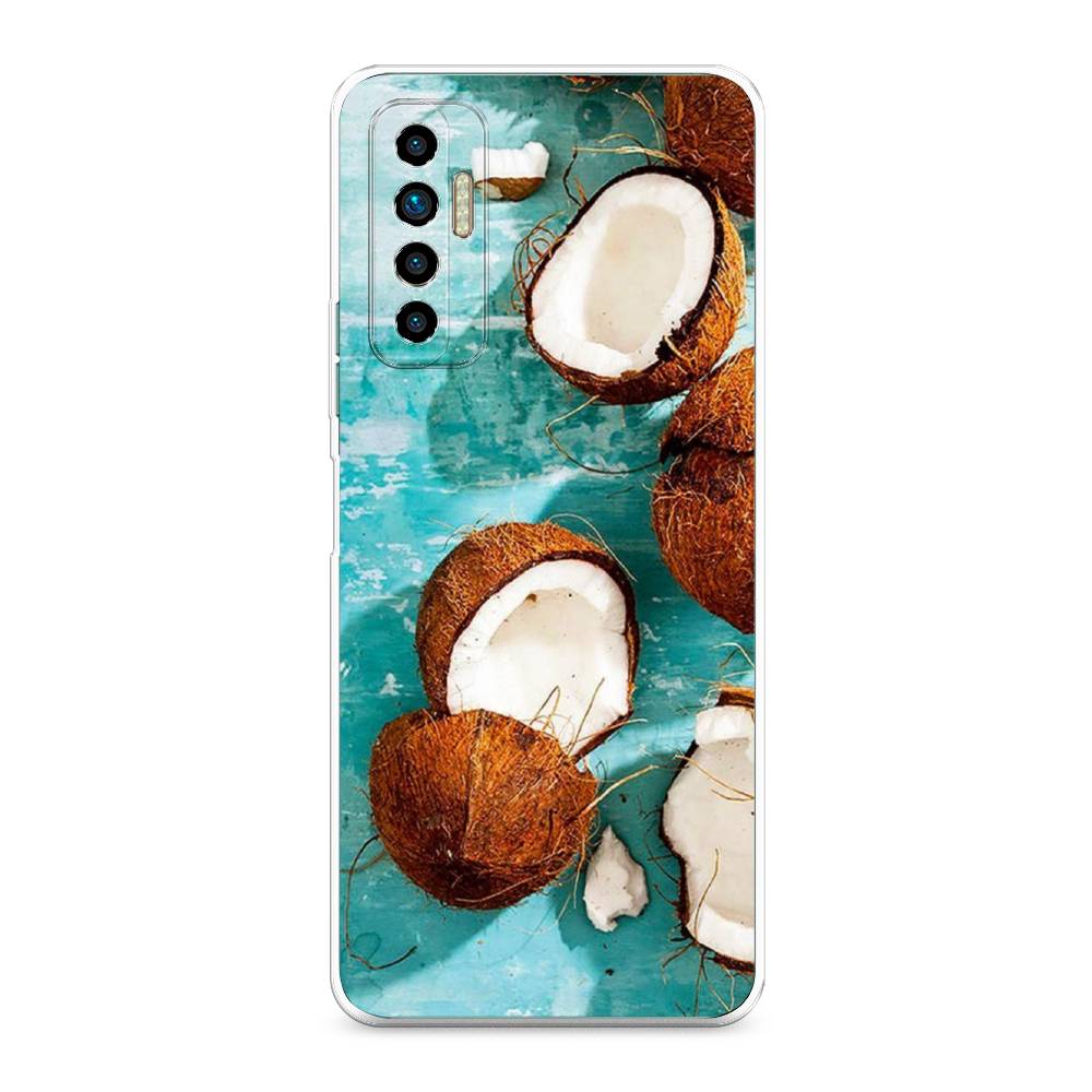 

Чехол Awog на Tecno Camon 17P "Разбитые кокосы", Разноцветный, 300150-10