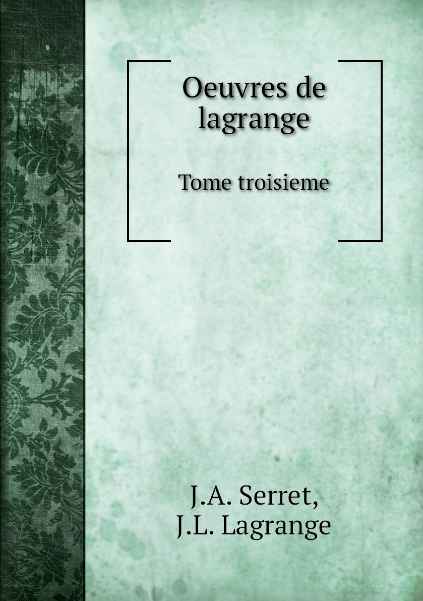 

Oeuvres de lagrange