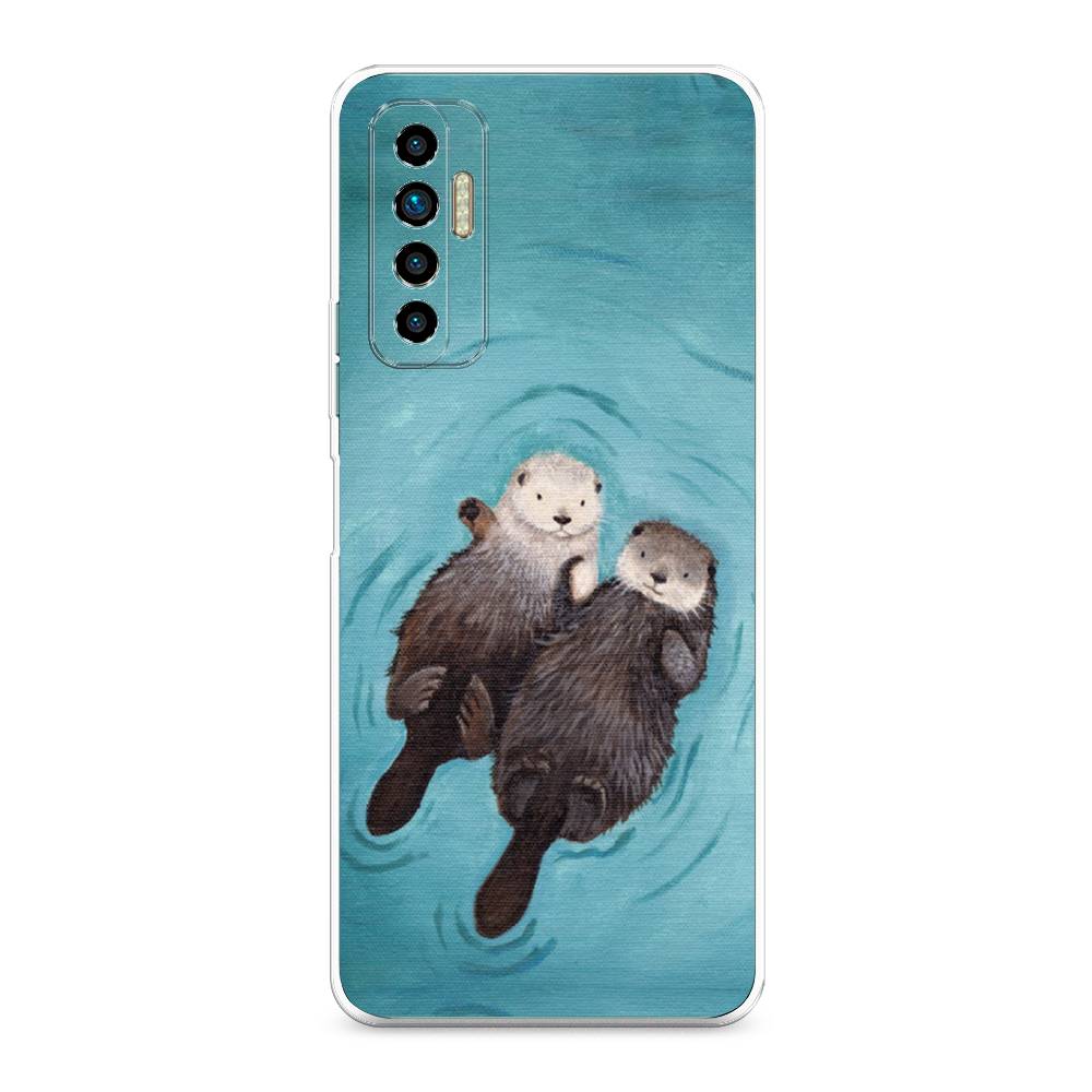 

Чехол Awog на Tecno Camon 17P "Парочка бобров", Разноцветный, 300150-10