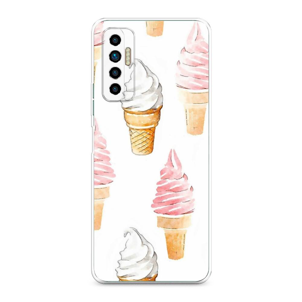 

Чехол Awog на Tecno Camon 17P "Нарисованное мороженое", Разноцветный, 300150-10