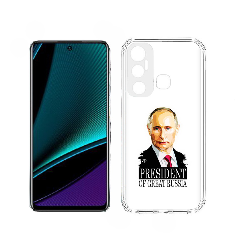 

Чехол MyPads Володька для Infinix Hot 11, Прозрачный, Tocco