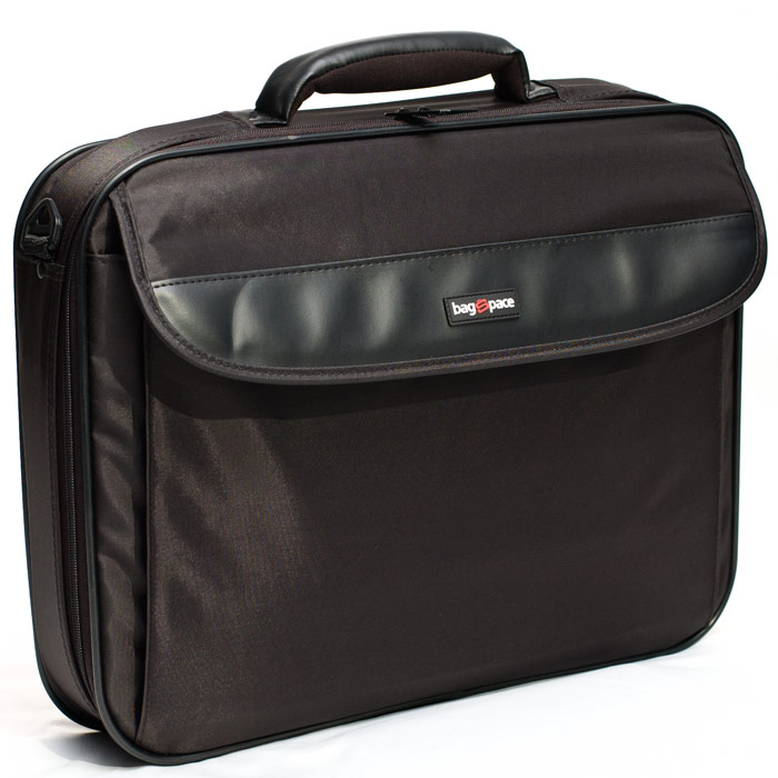 фото Сумка для ноутбука мужская bagspace bs-732-17bk 17" черная