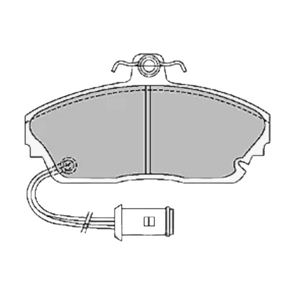 

ALLIED NIPPON ADB1256_Колодки тормозные HO перDPKPN Civic