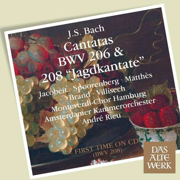 BACH: Cantatas 206 & 208 Jagdkantate. Monteverdi Chor Hamburg, Amsterdamer Kammerorchester