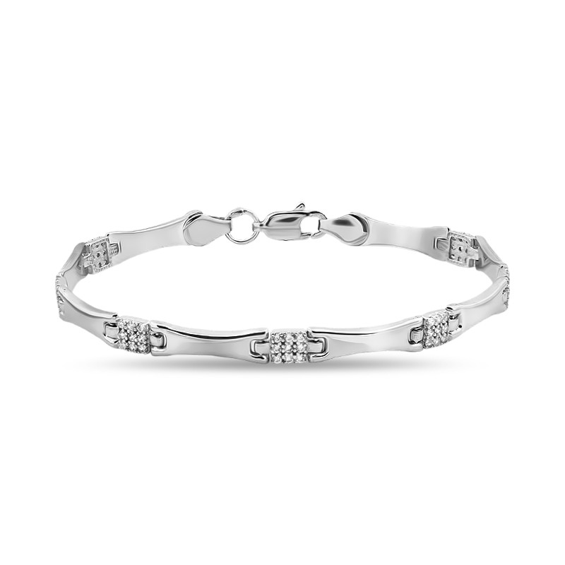 

Браслет из золота р. , Санис 0455-2205, фианит, 0455-2205