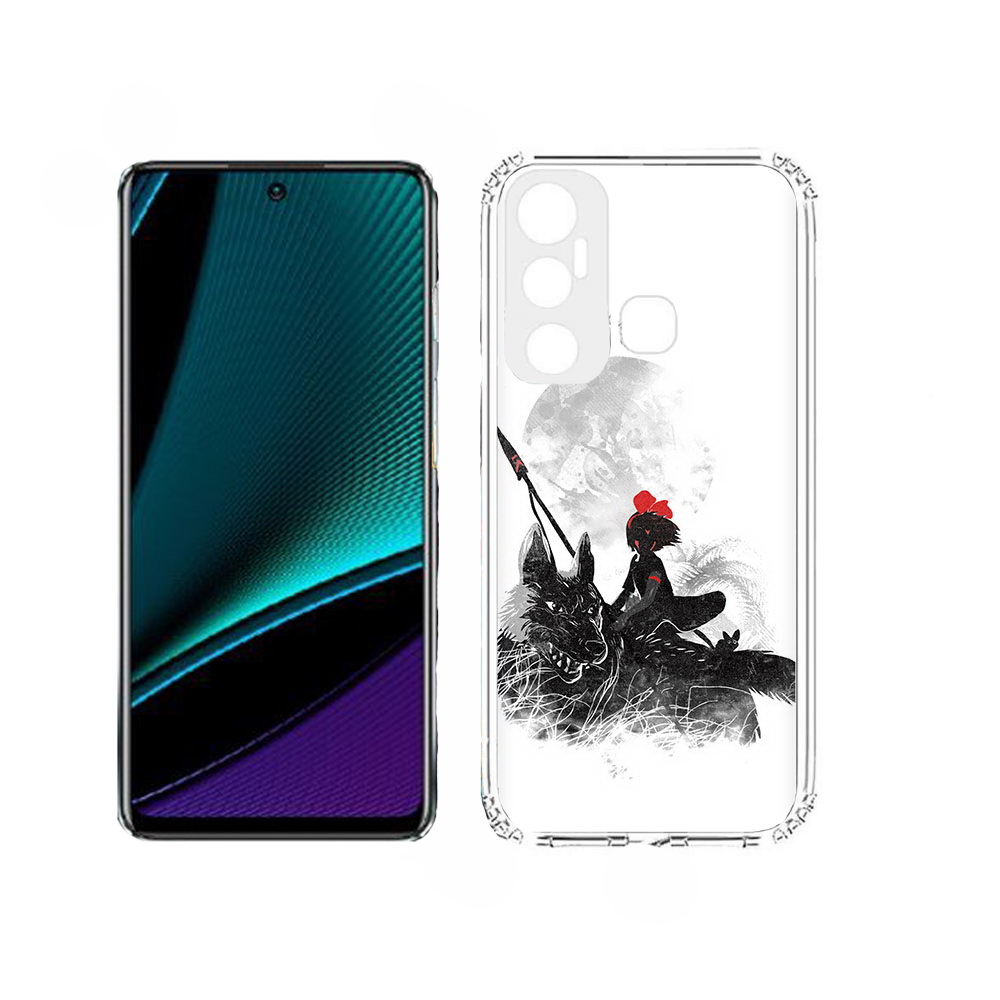 

Чехол MyPads мононоке для Infinix Hot 11, Прозрачный, Tocco
