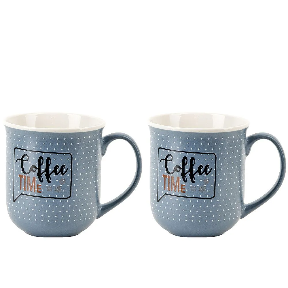 

Набор кружек 2 шт Coffee Time, 380 мл, Nouvelle, 2410060-2-Н2