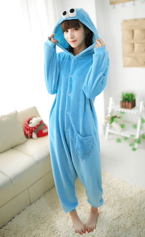

Кигуруми Коржик Улица Сезам (cookie monster)