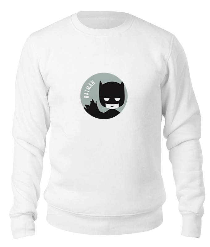 

Свитшот унисекс Printio Бэтмен (batman) белый M, Бэтмен (batman)