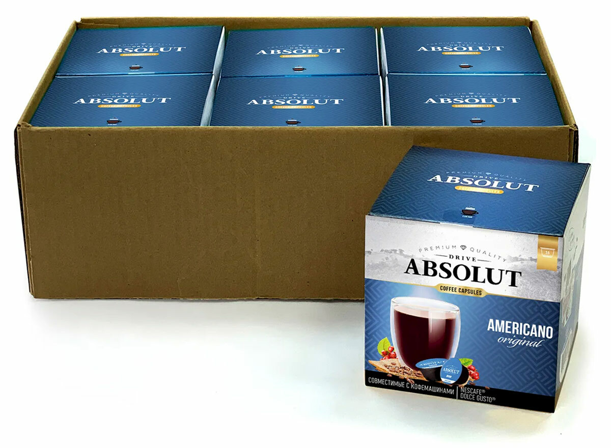 Absolut Drive Absolut Drive Американо 16 капсул 6 штук